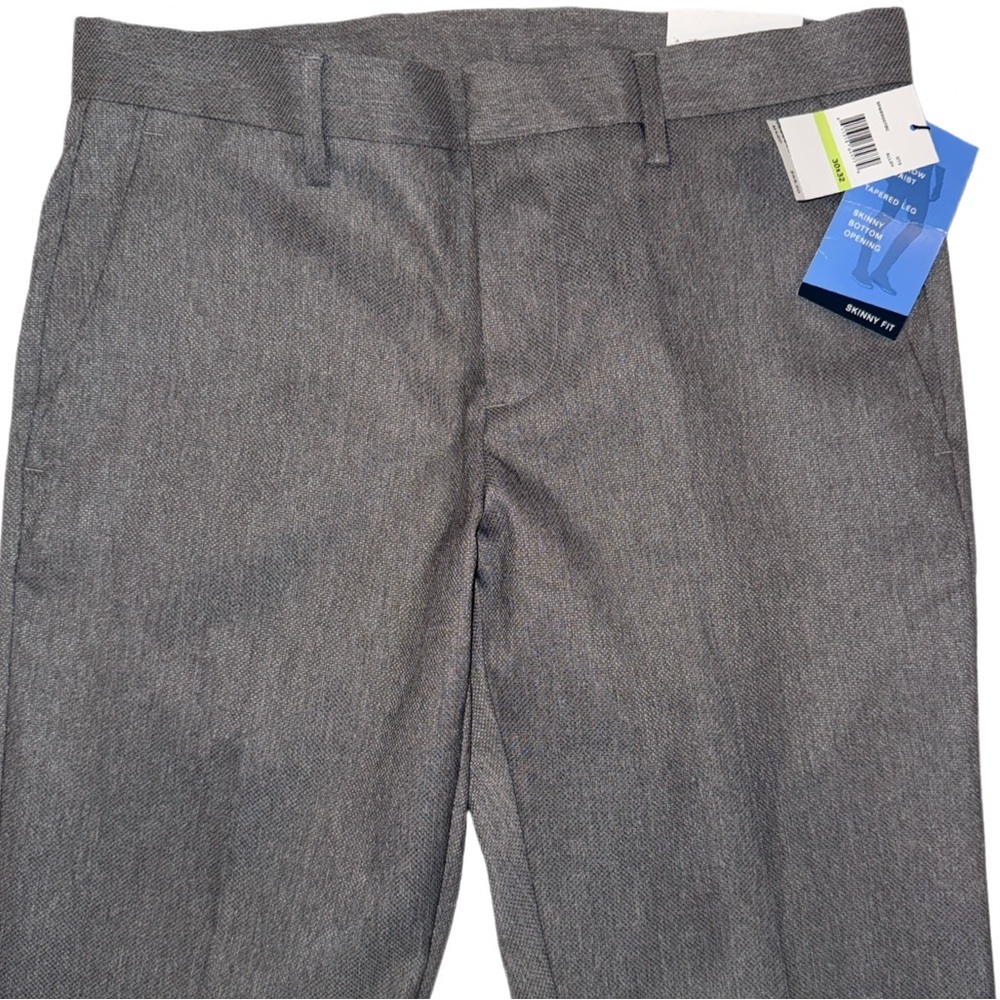 NWT Perry Ellis Portfolio Skinny Fit Dress Pants Gray 30x32